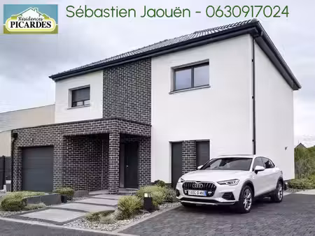 terrain avec maison neuve à vendre