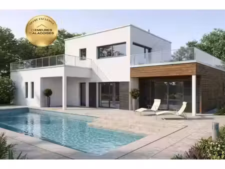terrain avec maison neuve à vendre