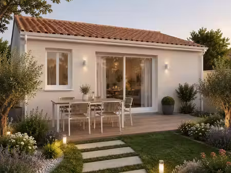terrain avec maison neuve à vendre