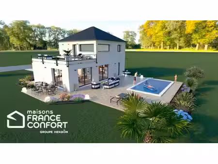 terrain avec maison neuve à vendre