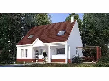 terrain avec maison neuve à vendre