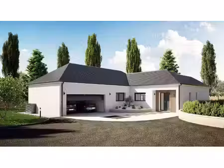 terrain avec maison neuve à vendre