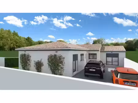 terrain avec maison neuve à vendre