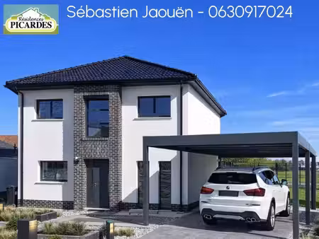 terrain avec maison neuve à vendre