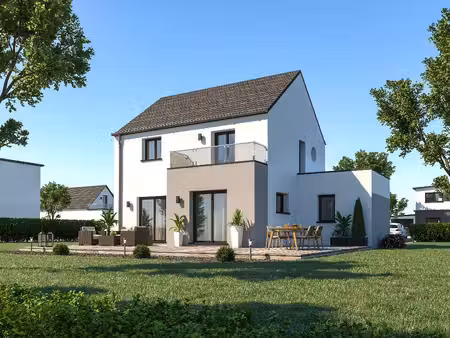 terrain avec maison neuve à vendre