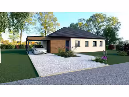 terrain avec maison neuve à vendre