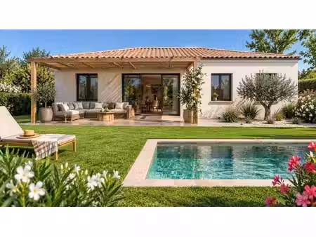 terrain avec maison neuve à vendre