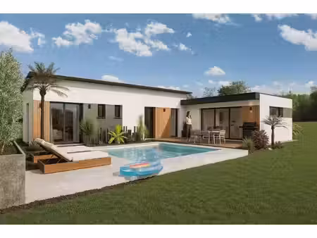 terrain avec maison neuve à vendre