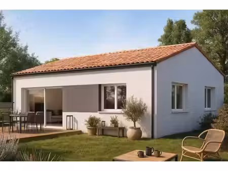 terrain avec maison neuve à vendre