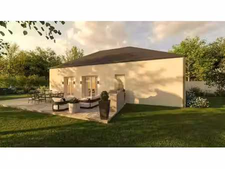 terrain avec maison neuve à vendre