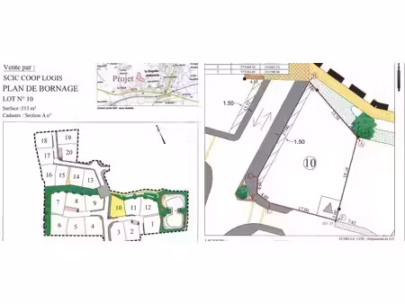terrain constructible à vendre
