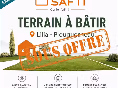 terrain constructible viabilisé à vendre