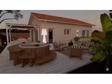 terrain avec maison neuve à vendre