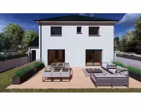 terrain avec maison neuve à vendre