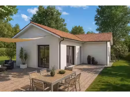 terrain avec maison neuve à vendre
