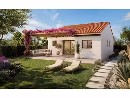terrain avec maison neuve à vendre