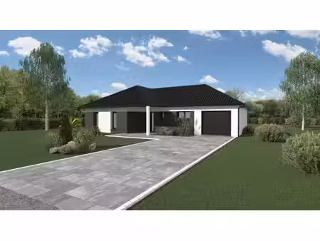 terrain avec maison neuve à vendre