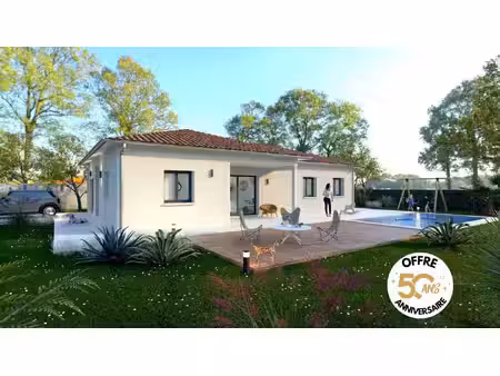 terrain avec maison neuve à vendre