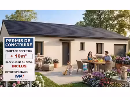 terrain avec maison neuve à vendre