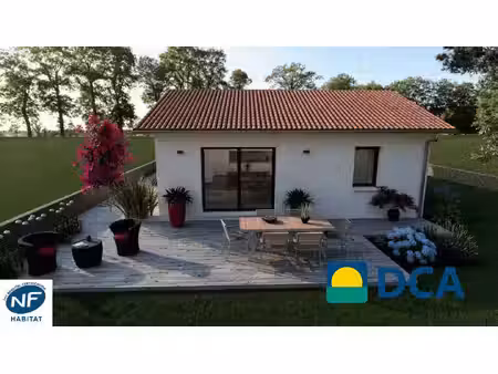 terrain avec maison neuve à vendre