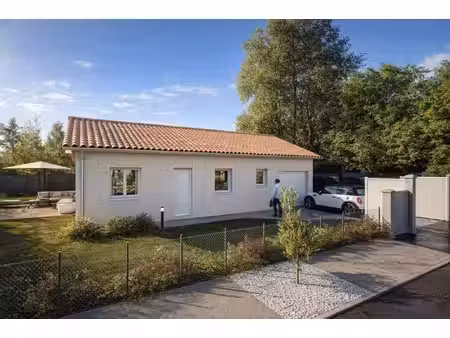 terrain avec maison neuve à vendre