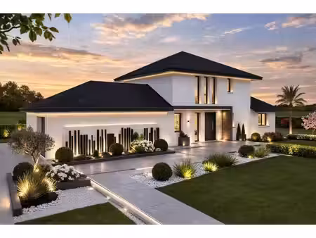 terrain avec maison neuve à vendre