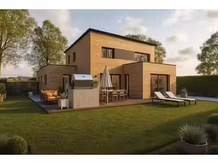 terrain avec maison neuve à vendre