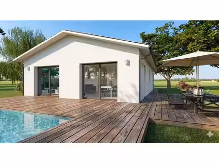 terrain avec maison neuve à vendre