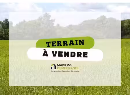 terrain constructible viabilisé à vendre