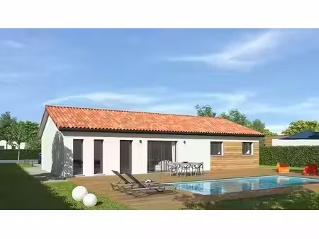terrain avec maison neuve à vendre