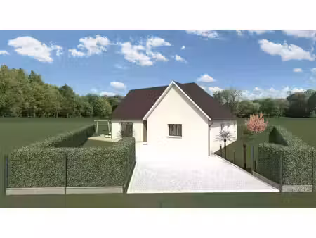 terrain avec maison neuve à vendre