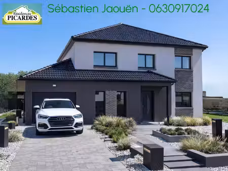 terrain avec maison neuve à vendre