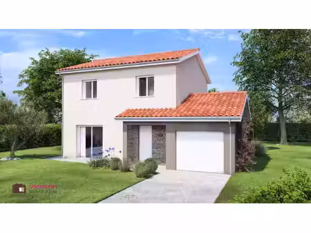 terrain avec maison neuve à vendre