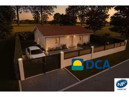 terrain avec maison neuve à vendre