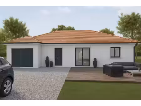 terrain avec maison neuve à vendre