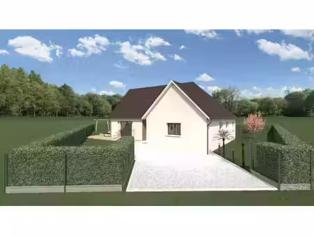 terrain avec maison neuve à vendre