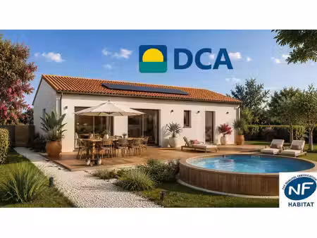 terrain avec maison neuve à vendre