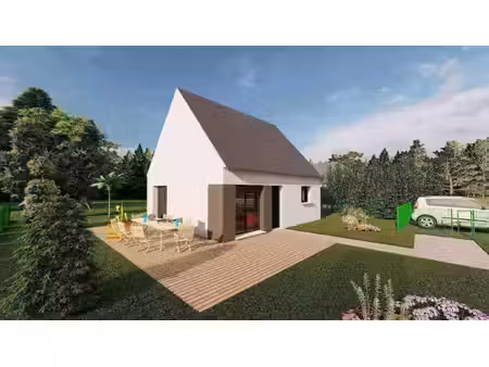 terrain avec maison neuve à vendre