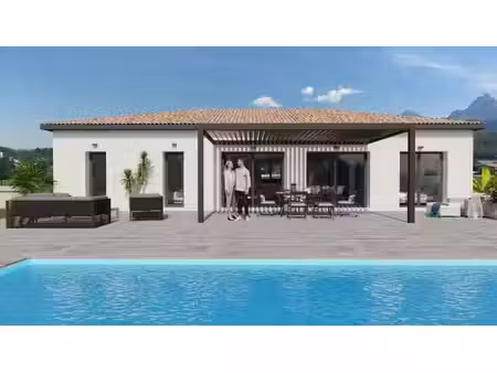 terrain avec maison neuve à vendre