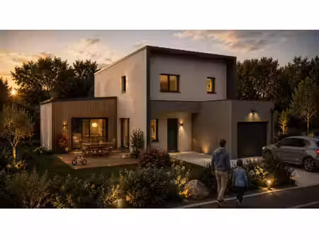 terrain avec maison neuve à vendre