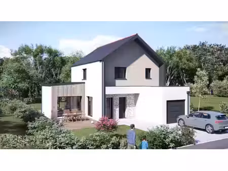 terrain avec maison neuve à vendre