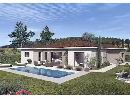 terrain avec maison neuve à vendre