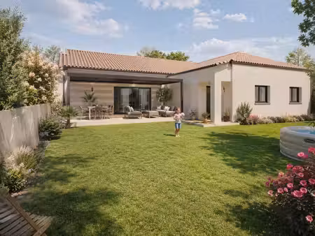 terrain avec maison neuve à vendre
