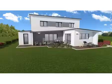 terrain avec maison neuve à vendre