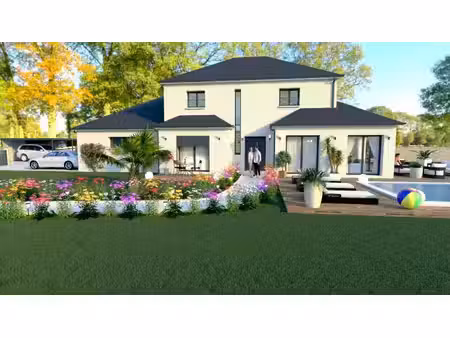 terrain avec maison neuve à vendre