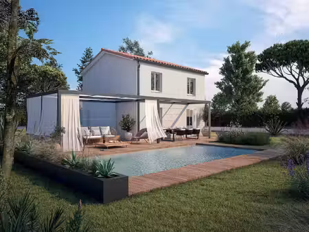 terrain avec maison neuve à vendre