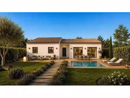 terrain avec maison neuve à vendre
