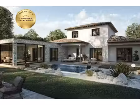 terrain avec maison neuve à vendre