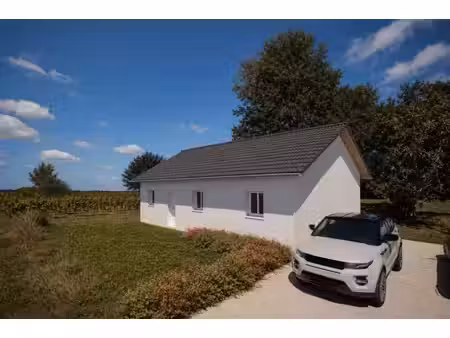 terrain avec maison neuve à vendre