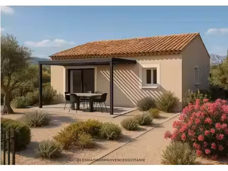 terrain avec maison neuve à vendre